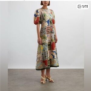 Alemais Bianca Midi Dress $590 NEW without tags